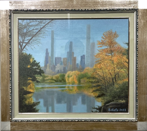 S.Kさん「NYセントラルパーク」油彩
