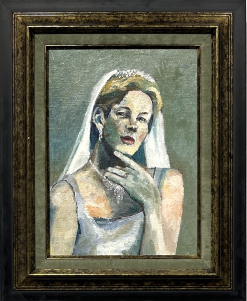 Y.Kさん「式前の花嫁」油彩