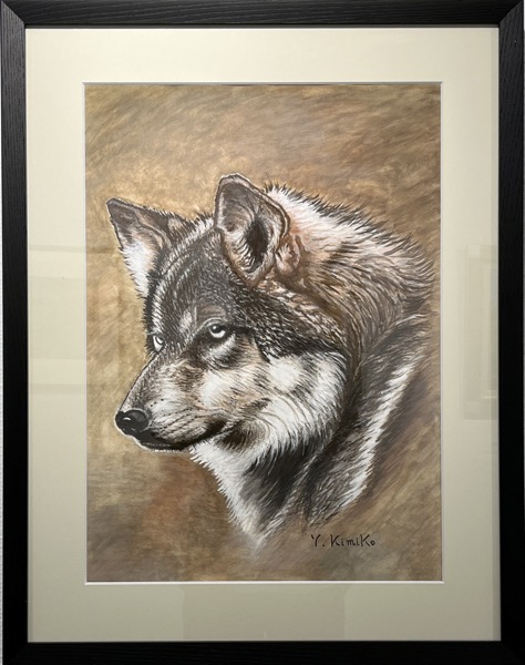 K.Yさん「お犬様」水彩