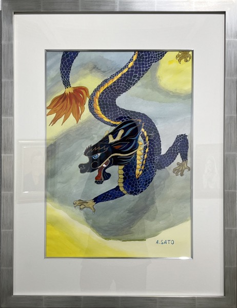 A.Sさん「甲辰（きのえたつ）」アクリル