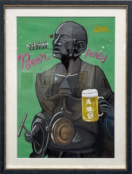 Y.Kさん「空也上人」アクリル