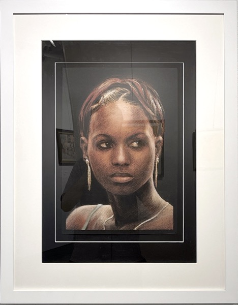 Y.Hさん「ブラックペーパー」パステル