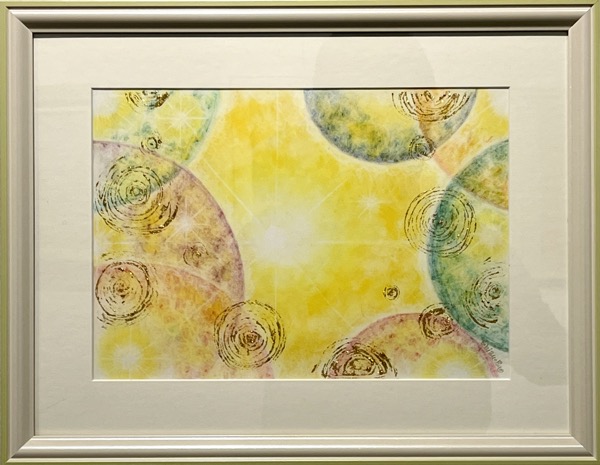 おえかきびと静香さん「光満ちる時は今」パステル、その他