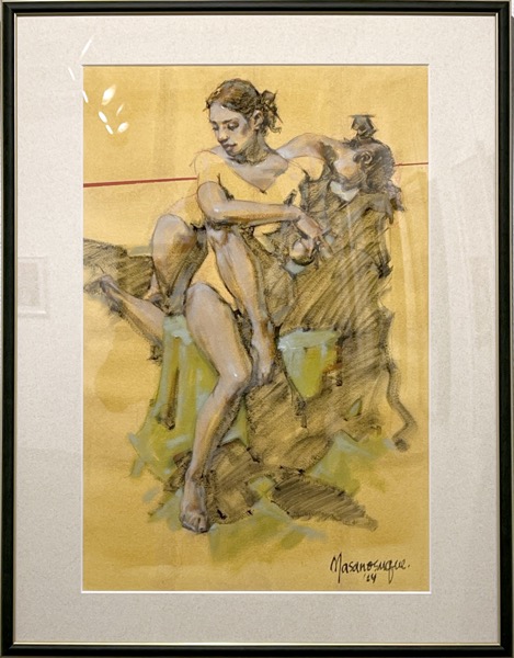 ﾏｻﾉｽｹ（主宰者）「Synthetic figure drawing」ガッシュ